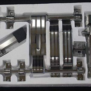 Mahesh Plywood Door Aldrop 6mm 10 Inches Antique Pack of 1 Set Stainless Steel