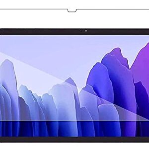 colorcase tablet tempered glass screen protector for samsung galaxy tab a7 10.4 (2020) (sm-t500/t505/t507) - {transparent} edge to edge full screen coverage