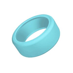 Smart Ring Silicone Cover Compatible with Oura Ring Gen 3, Gabit Ring- Lightweight Silicone Smart Ring Protector, Skin Friendly Case for Working Out, (S for 6 7 8 9 10) Cyan