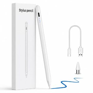 Universal Stylus Pen | Stylus Pen for Android | Touch Screen Pen | Rechargeable Fine Tip Digital Pen for Writing, Drawing & Note-Taking, Works with Compatible ipad & Android and iOS Devices
