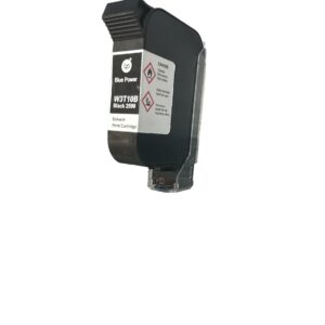 Blue Power W3T10B Inkjet Printer Cartridge (Black 2590 Solvent Print Cartridge) Black Ink Cartridge (New)-S