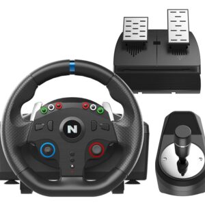 NiTHO Drive Pro ONE Competition PC Gaming Racing Wheel with Separate Shifter and Floor Pedals, 270? Steering Wheel for Windows, Zero Dead Zone Control for Driving Simulator Games