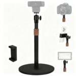ZORBES Aluminum Alloy Webcam Camera Stand Phone Holder for Desk, 30-45.5cm