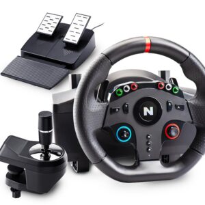 NiTHO Drive Pro ONE Gaming Racing Wheel with Separate Shifter and Floor Pedals, 270? Steering Wheel for PC, PS4, Xbox One, Xbox Series X|S and Switch, Zero Dead Zone Driving Control Car Simulator