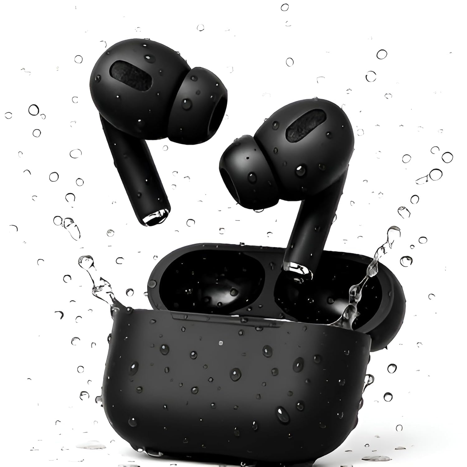 AlakhDM Wireless Bluetooth Earbuds, ENC Noise Reduction, HD Stereo Sound, Gaming Earphones, Type-C Fast Charging, Smart Touch Control