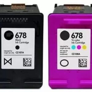 678 Combo Ink Cartridge for USE in HP Deskjet Printer 2515, 1015, 1018, 1515, 1518, 2515, 2545, 2548, 2645, 2648, 3515, 3545, 3548, 4515, 4518, 4645 Printers