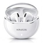 Kratos TW02 Ear Buds Wireless with 60H Playtime, Noise Isolation & Clear Calls, Bluetooth Earbuds with Voice Assistant, Ear Buds with Bluetooth V 5.3 & with Type C Fast Charging, IPX5 TWS Earphones