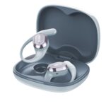 Truke Newly Launched Buds Liberty Open Ear Wireless Earbuds with 360Spatial? Audio Experience, 16mm Beryllium Speaker, 60H Playtime, Quad Mic for Crystal-Clear Calls, Fast Charging, BT5.4 (Slate Blue)