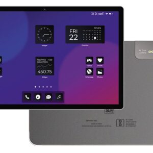 DOMO Slate SL40 2C Tablet for Students Foundation Exams, 10 Inch Android Tablet, IPS Display, 4G Dual SIM, 4GB RAM, 32GB Storage (Expandable to 1TB), Octa-Core Processor, GPS, WiFi, Bluetooth (Grey)