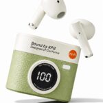 Q88 Aura Gaming Earbuds with 36 Hours Playtime, Bluetooth 5.4 + ENC, 13mm HD BASS Drivers, IPX7 Sweat-Proof,Built-in Mic for Android & iOS (Green)
