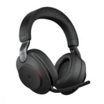 Jabra Evolve2 85 Wireless PC Headset ? Noise Cancelling Microsoft Teams Certified Stereo Headphones with Long-Lasting Battery ? USB-C Bluetooth Adapter ? Black