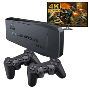 TMG Plug And Play Gaming Console, PS1 Wireless Retro Game Console Built-in 10000 Advanced Games Support 9 Simulators And Battle With 4 Players