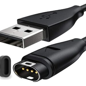 Zitel ? Charger Compatible for Garmin Instinct 3, Instinct 2X 2 2S, Instinct - USB Charging Cable with Dust Plug
