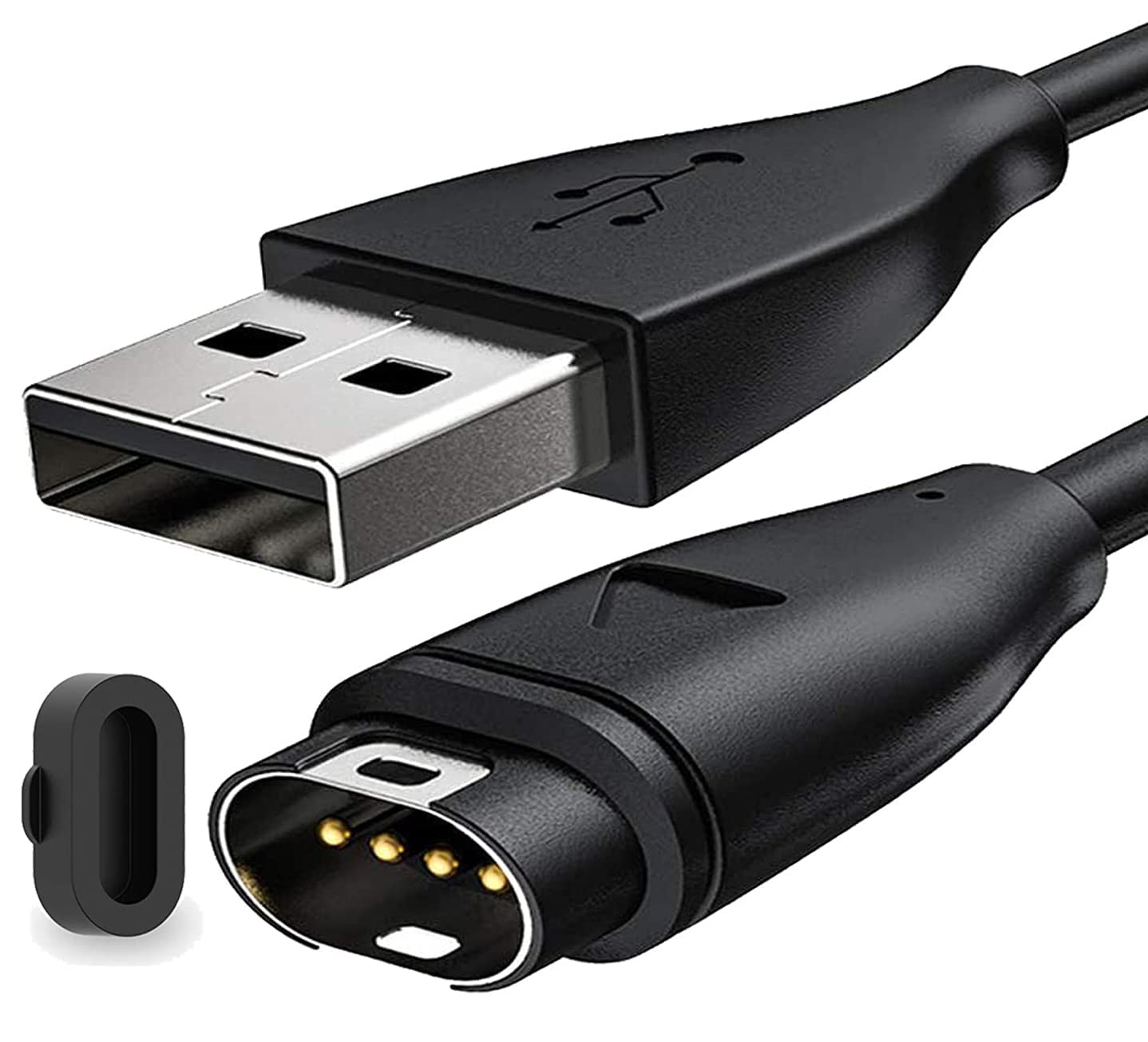 Zitel ? Charger Compatible for Garmin Instinct 3, Instinct 2X 2 2S, Instinct - USB Charging Cable with Dust Plug