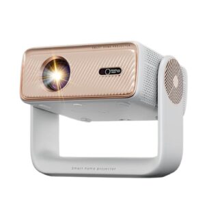 YUVA Space 2X Smart LED Projector for Home Entertainment and Business, HDMI, USB, WiFi, Bluetooth 5.0, Auto Focus, 1920x1080 Full HD, 4K Supported, Desktop Projector