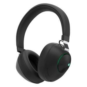 Zebronics Duke (2026 Upgrade) Wireless Headphone, BT v5.3, Upto 60 hrs Playback, 40mm Drivers, Deep Bass, ENC, Gaming Mode, Dual Pairing, LED Lights, Media/Volume Control, Call Function (Black)