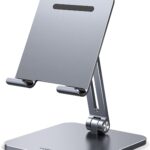UGREEN Tablet Stand for Desk, Aluminum Holder with Enhanced Stable Base