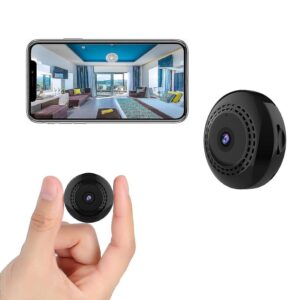 2MP Full HD Magnetic Mini Camera | 1080P Wireless Security Video Capture | Smart Motion Alerts & Loop Recording Monitoring | Supported by V380 Pro App (Mini Magnet)