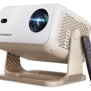 Crossbeats Lumex Cine Smart Mini Portable Projector 4k Ultra HD for Room