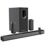 Zebronics 400 Watts Soundbar, 5.1 CH, Dual Rear Satellites, Triple Driver Soundbar, 6.5" Subwoofer,Bluetooth,TV (ARC),Optical,USB, AUX,LED Display,Wall Mountable(Juke Bar 7400 Pro)