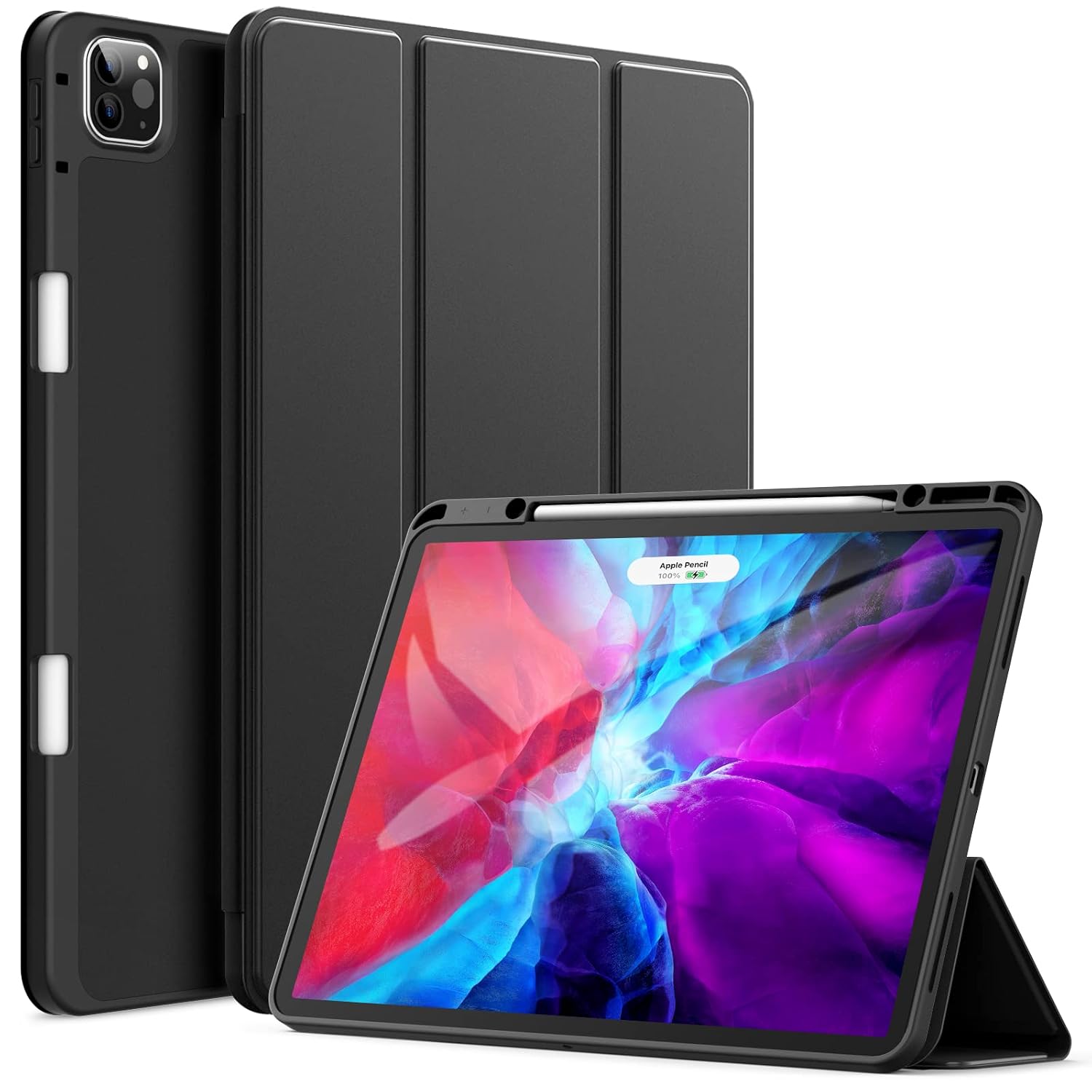 JETech Case for iPad Pro 12.9" 4th/3rd Gen (2020/2018), Black