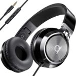 ARTIX CL750 Wired Foldable On Ear Headphones with Mic & Volume Control | Noise Isolating Stereo Sound Headset for Mobile, Laptop & Travel (Rose, 3.5mm Jack)