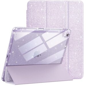 JETech Glitter Case for iPad Air 11" M4/M3/M2 & Air 5/4 10.9", Purple