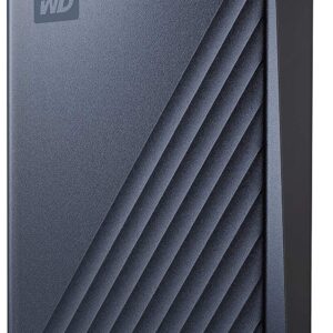 Western Digital WD 2TB My Passport Ultra Portable Hard Disk Metal Drive, USB-C & USB 3.1 with Automatic Backup,Password Protection, Compatible with Windows&Mac, External HDD-Blue