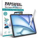 PAPERFEEL [2 Pack] Screen Protector for iPad Air 11 Inch M3/M2 2025/2024 Model, Matte PET Paper Screen Guard Film for Drawing, Writing - Anti Glare, Anti Fingerprint, Anti Scratch, Easy Installation