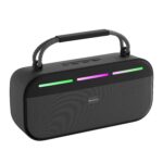Zebronics Sound Feast 45 Portable Bluetooth Speaker, 20W RMS, Up to 5h Playback, 6.6cm Driver, Deep Bass, 4 RGB Modes, BT v5.4, USB, mSD, TWS, Type-C Charging, Carry Handle (Black)