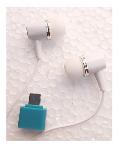 RD Hi Bass Headphone with Mic (White)