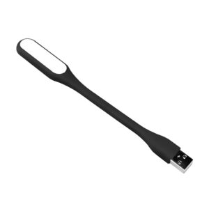 MeeTo USB LED Light Lamp, Portable LED with Flexible Gooseneck, Arm Reading Lamp, Adjustable, Bendable, Compatible for Laptop, Notebook, Power Bank Energy Saving Reading, Random Color - (Pack of 1)