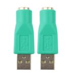 3x2x PS/2 Female to USB 2.0 Male Port Adapter Converter for PS2 Keyboard Mouse | Computers/Tablets & Networking | Computer Cables & Connectors | USB Cables, Hubs & Adapters