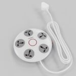 Crompton Powerbox Alpha C Round Extension Board with 5 Universal Sockets