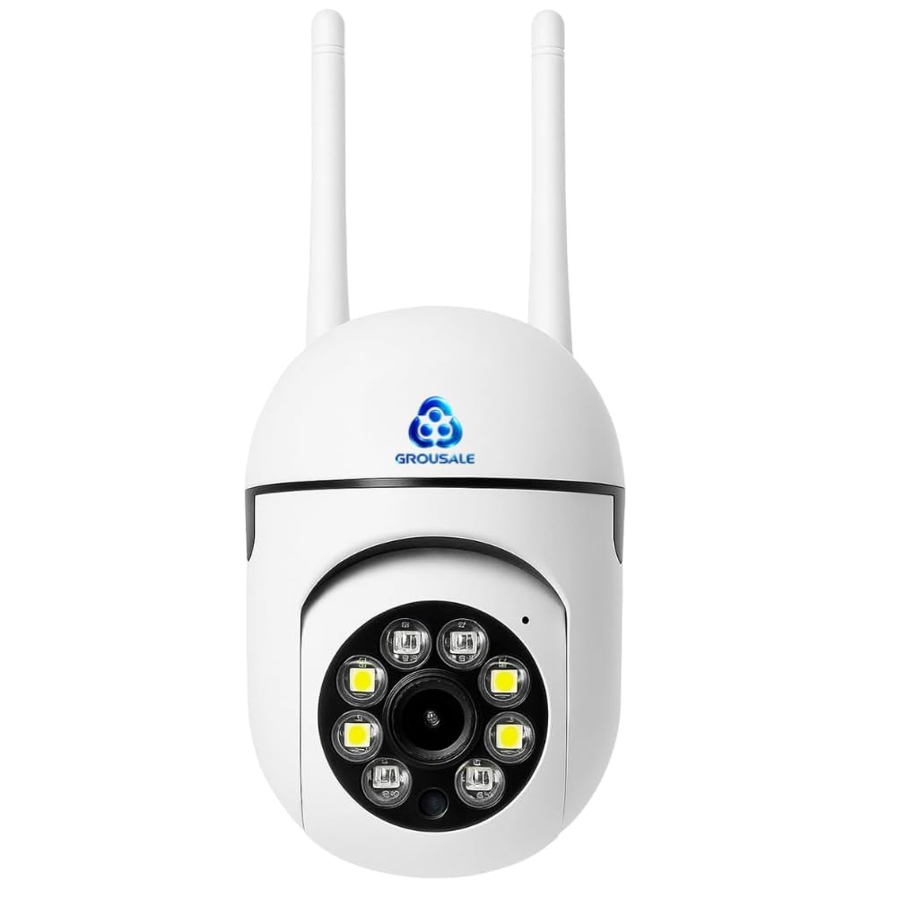 Mini Fox ptz 3MP WiFi Indoor CCTV Security Camera | 360� Pan & Tilt | Color Night Vision | Motion Detection | Two-Way Audio | Smart Home Camera