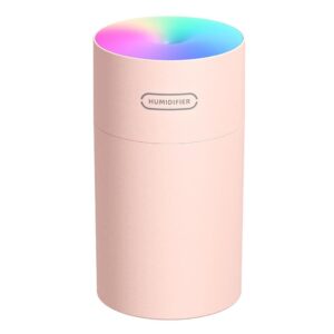 ZOOMELLA Humidifier Air Portable Usb Diffuser Mist Mini Purifier 7 Color pink|Humidifiers|Home & Garden