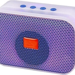 New Launch USB Bluetoth Spearker Thunder Sound with Changeable Disco LED Light Model Wireless Bluetooth Portable Speaker with Supporting Carry Handle, USB, SD Card, AUX (Multi Color)