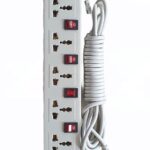 Risk Free 6 Switch Socket, Extension Board Spike Guard LED Indicator All Socket are Detachable, Surge Safe Indicator. Original Accessories. 5 AMP 6 Socket with Switch, 5 Yard Long Cable