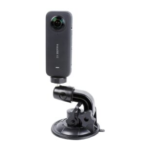 PellKing Heavy Duty Camera Car Windshield Mount 360 Degree Rotation Adjustment Suction Cup Mount for Insta360 X5/X4/X3/X2