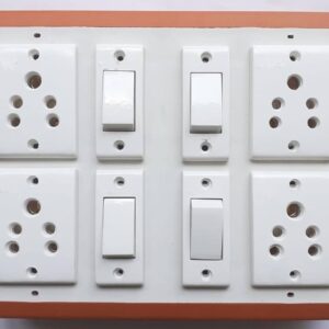 6A 4-Socket Extension Board with 4 Switches | 10 Ft Pure Copper Cable | Multi-Plug Power Strip for Home & Office Pack of 2