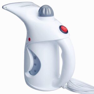 2 in 1 Electric Portable Handheld Garment and Facial Steamer For Face And Nose Cold And Cough- RZ Steam Vaporizer, Multi-functional Plastic Steam Iron For Clothes, Home and Travel (Multicolour)