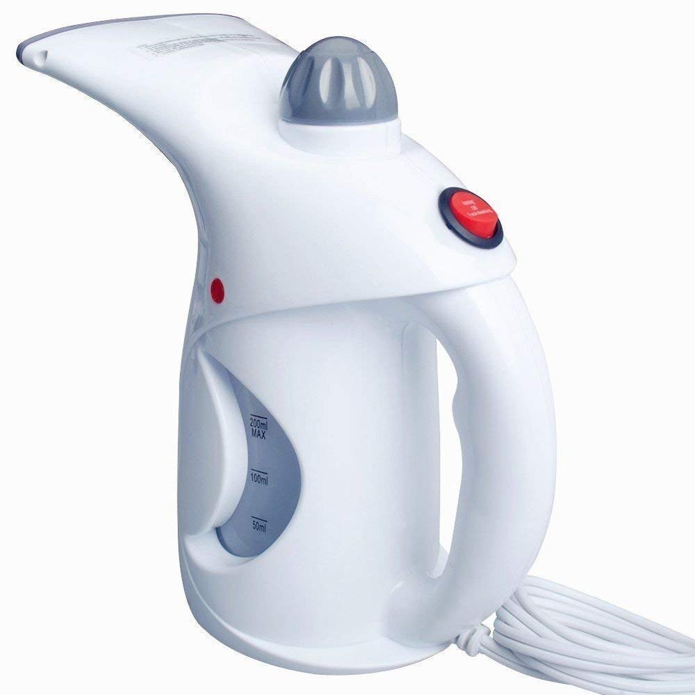 2 in 1 Electric Portable Handheld Garment and Facial Steamer For Face And Nose Cold And Cough- RZ Steam Vaporizer, Multi-functional Plastic Steam Iron For Clothes, Home and Travel (Multicolour)