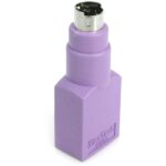 StarTech.com USB to PS/2 Keyboard Adapter - USB-A to PS/2 - 46 Key QWERTY - Multimedia - Ambidextrous - USB Powered