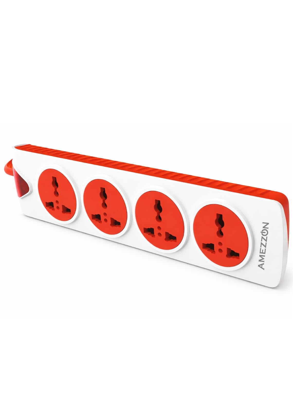 4+1 Power Strip 4 Meter � Heavy Duty Polycarbonate Extension Board with Master Switch | Shockproof Heat Resistant Multi Socket Power Strip for Home & Office