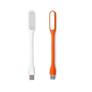 Oblivion USB Light for Laptop 2 Pc � Adjustable Bendable Mini USB LED Desk Light, Portable Lamp for Laptop & Computer Use, Energy-Saver White Color Radiance, Eye Protection for Reading & Bedroom Work