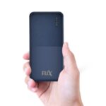 FLiX New Launch PowerXtreme 10,000mAh 12W Slim Power Bank,USB C/Micro USB Input,Dual USB A Output,Compatible with iPhone (Type A to Lightning), Samsung, Google Pixel, Oneplus(Cobalt Blue-P10)