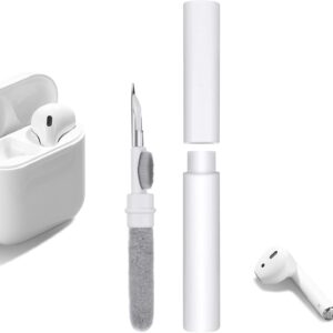 Cerlink Airpod Cleaner Kit Cleaning Tool 3 in 1 for Airpods iPhone Earbud Case with Soft Brush Flocking Sponge Clean, Multi-Function Cleaners Pen Ear Bud Air Pod Pro Headphone Phone Speaker Earbuds