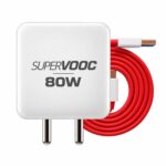 80W Fast Charging Adapter with Type-C Cable, Compatible with Select OnePlus, Oppo, realme, iQOO and Other Supported Smartphones, USB Type-C Mobile Charger for Home, Office and Travel