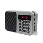 FM Radio Bluetooth Speaker with FM Recording, Powerful 6W Sound, Telescopic Antenna, USB Rechargeable Battery (Up to 12 Hours), AUX/USB/TF Card Support & Number Pad (Multicolour)