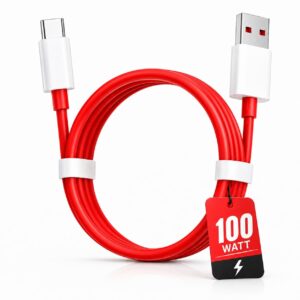 Original 100W USB Type C Data Sync Fast Charging Charger Cable Compatible with OnePlus 15/15R13/13R/12R/12/11/11R/10/10R/9/9R/8/8T,Nord 5/4/3,CE4/3/2/Lite Support Type-C